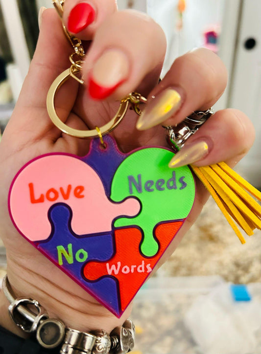 Love Needs No Words (Autism Awareness)